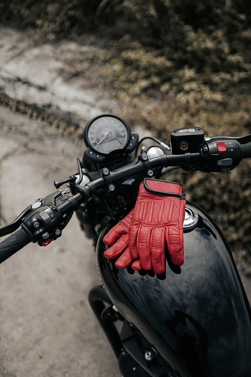 motorcycle, bike, gloves, HD phone wallpaper