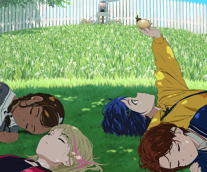 Anime, Wonder Egg Priority, Ai Ohto, Momoe Sawaki, Neiru Aonuma, Rika Kawai, HD wallpaper