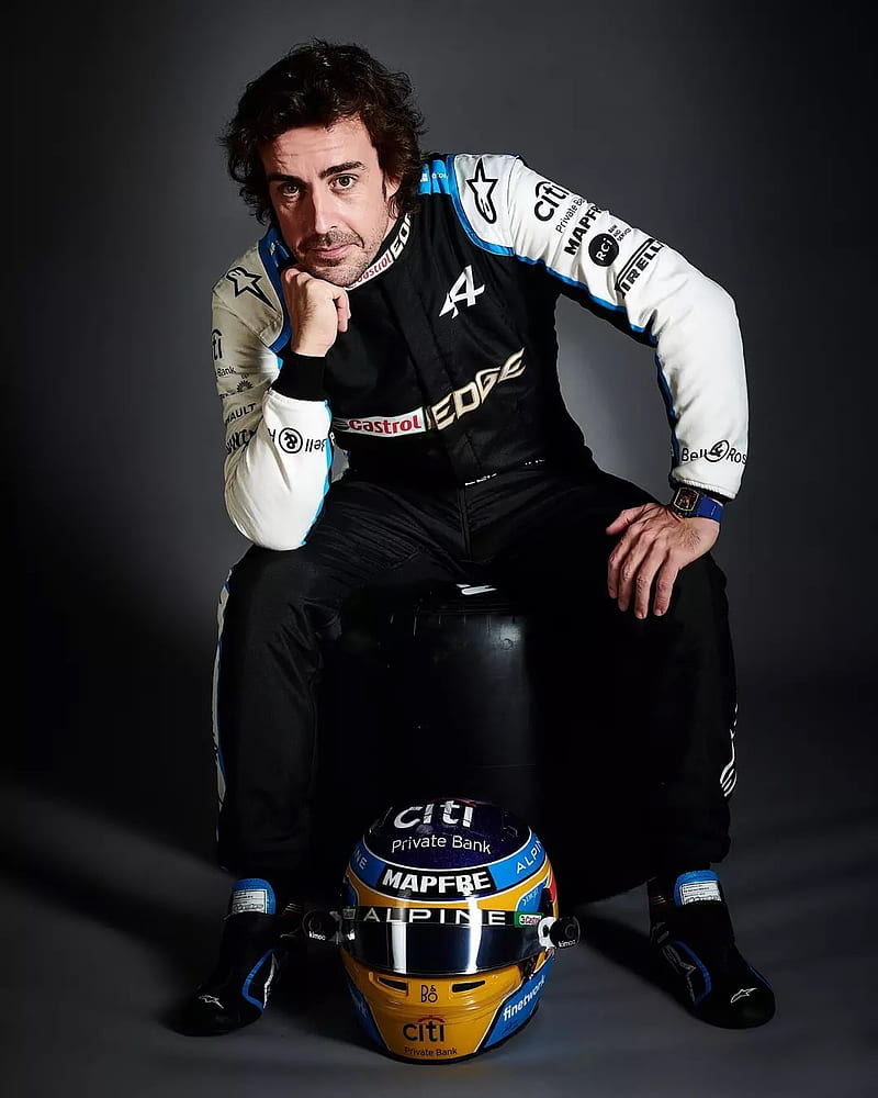 Fernando Alonso | 14, alpine, formula 1, Fernando Alonso, f1, FA14, HD phone wallpaper