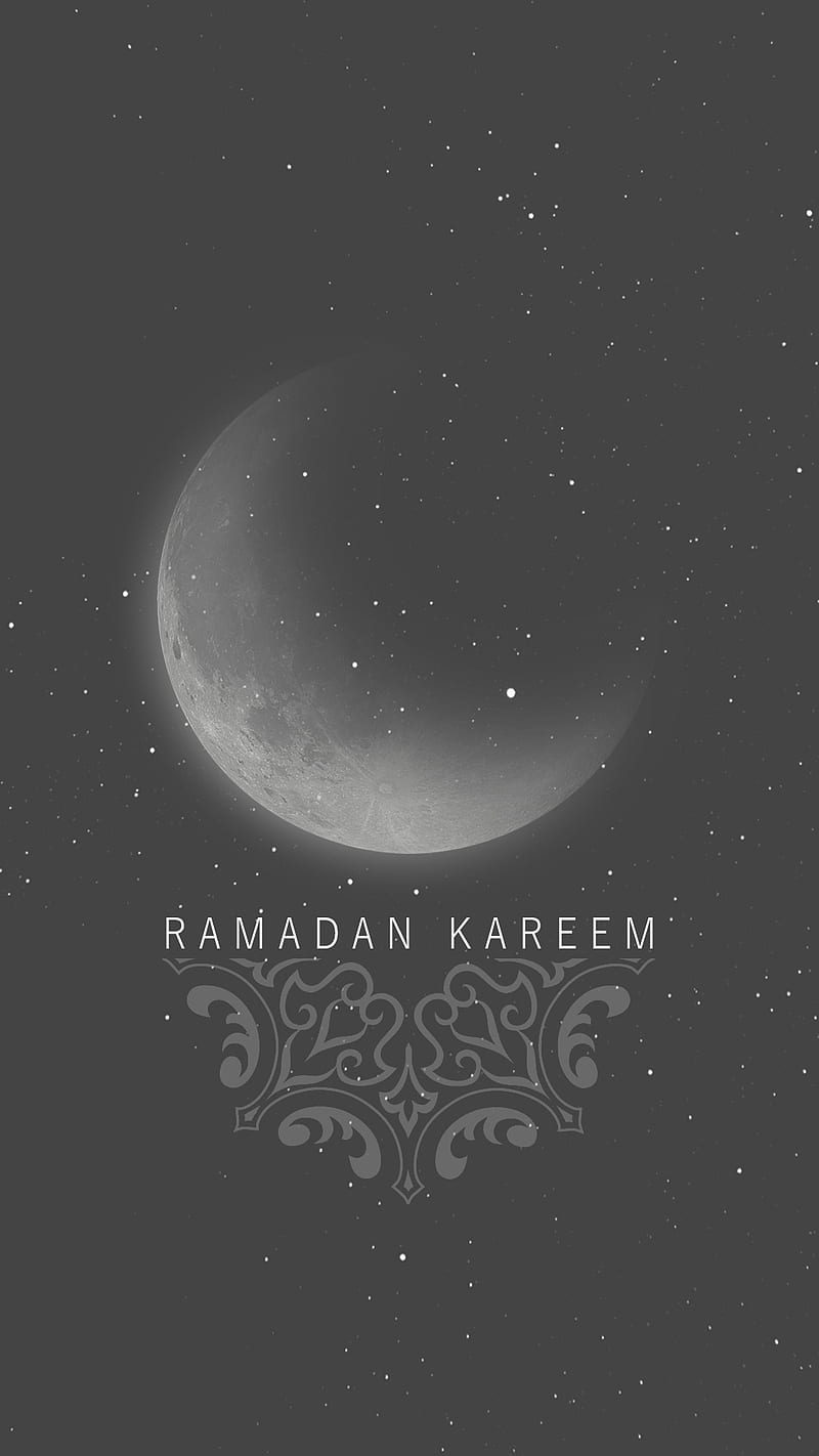 Ramadan Kareem, 2017, arab, black, islam, moon, muslim, HD phone wallpaper
