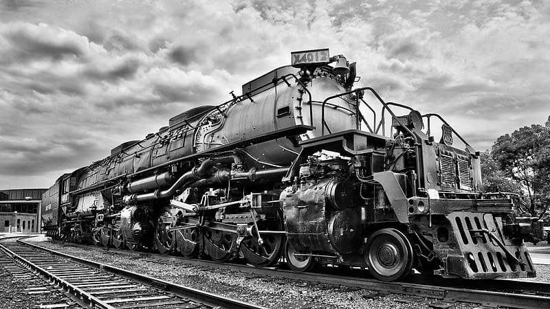 Union Pacific Big Boy and Background, HD wallpaper