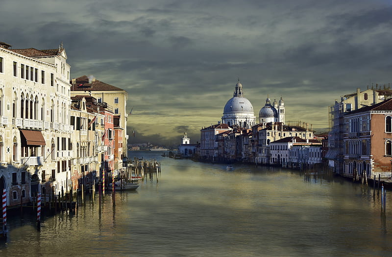 Cities, Venice, Architecture, Building, Canal, Cathedral, Italy, HD wallpaper