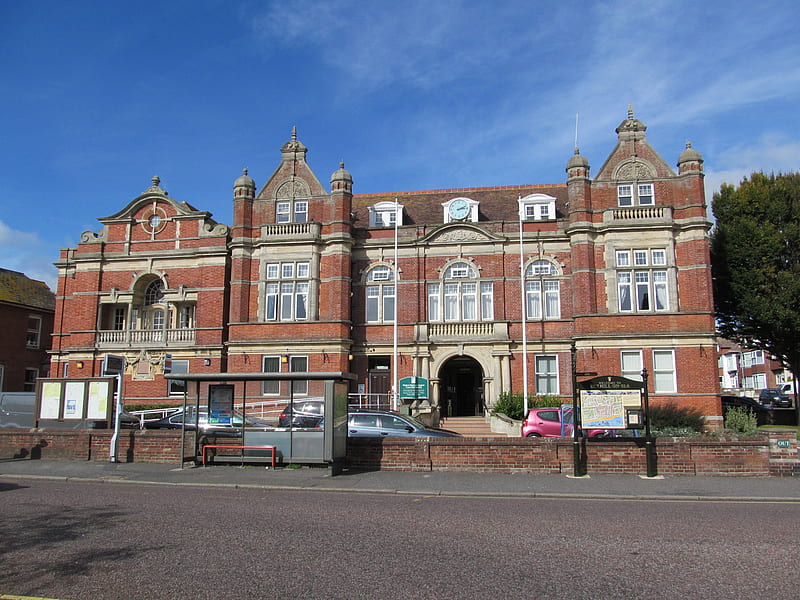 Town Hall, Councils, Town Halls, Architecture, Sussex, Bexhill, HD wallpaper