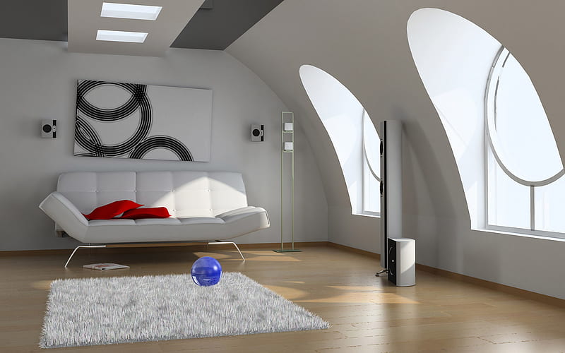 House Of Future, house, future, awesome, bonito, white, HD wallpaper