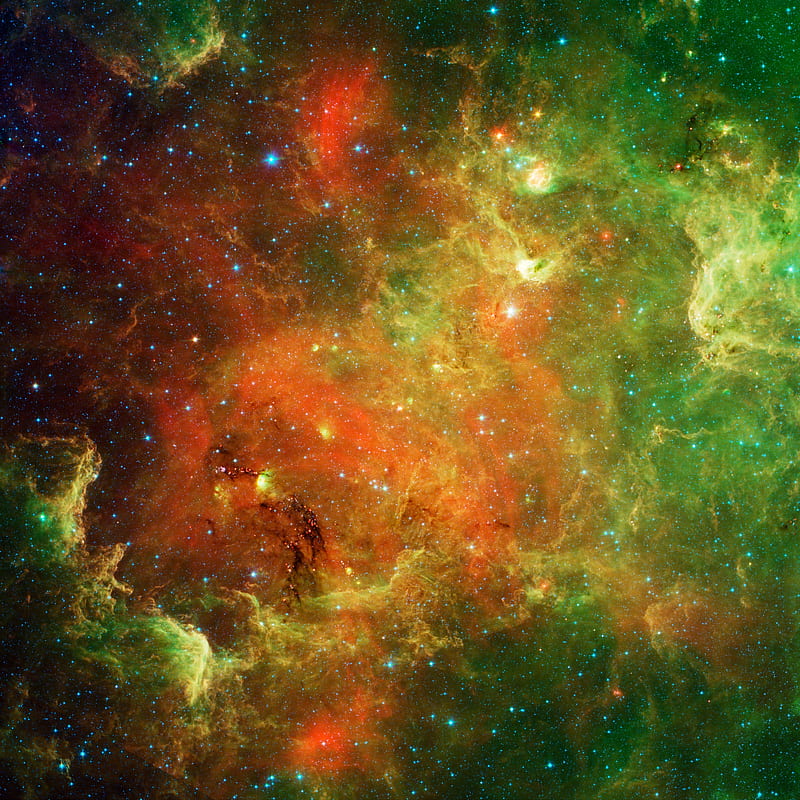 Space from Spitzer Telescope 4K wallpaper download