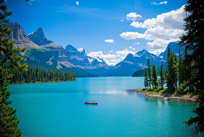 Beautiful Clear Blue Lake, lake, blue, nature, HD wallpaper