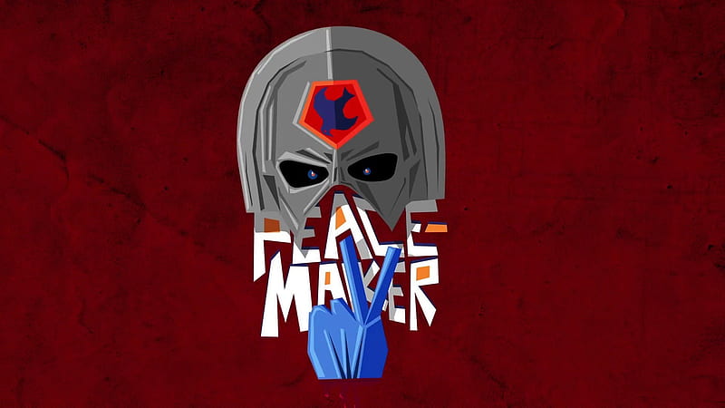DC Peacemaker Helmet Logo, HD wallpaper