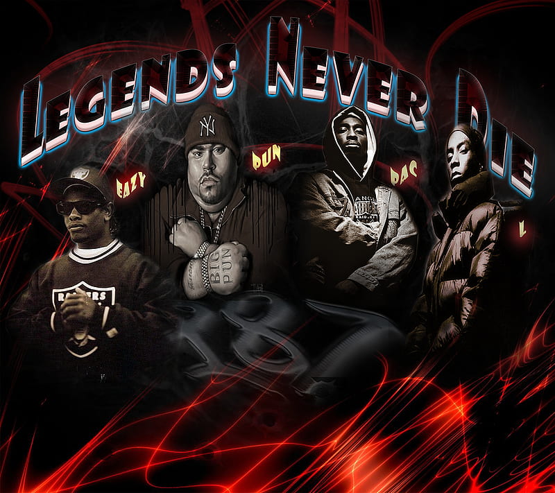 Legends Never Die, 2pac, big pun, bigl, eazy e, hiphop, music, new, rap, HD wallpaper