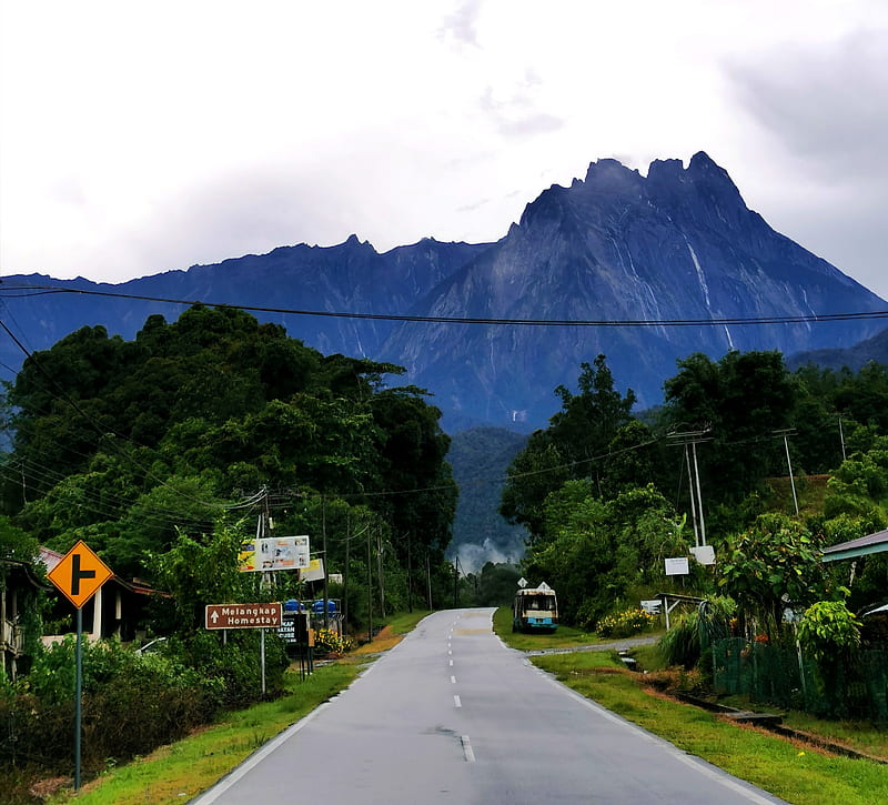 Mount Kinabalu, borneo, malaysia, sabah, HD wallpaper