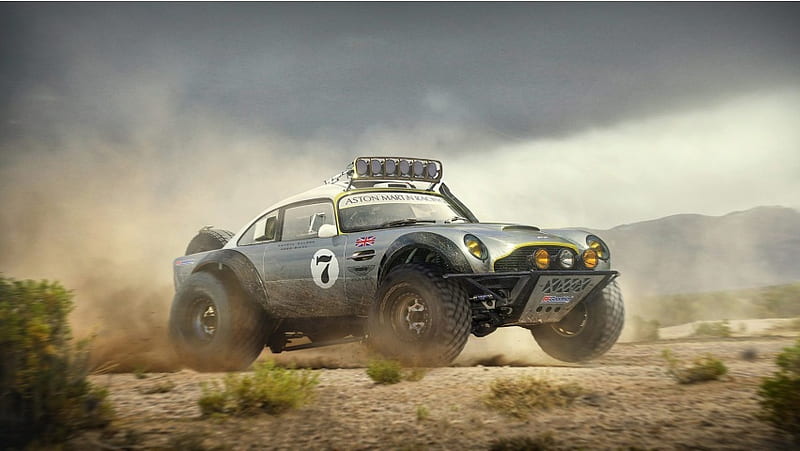 Aston Martin DB5 Sand Race, HD wallpaper