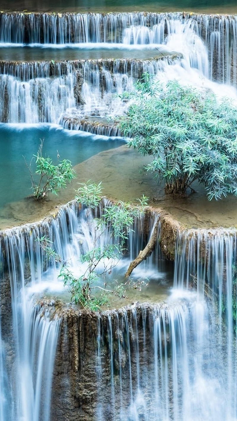 Waterfall, beautifull water fall, fress nature, HD phone wallpaper | Peakpx