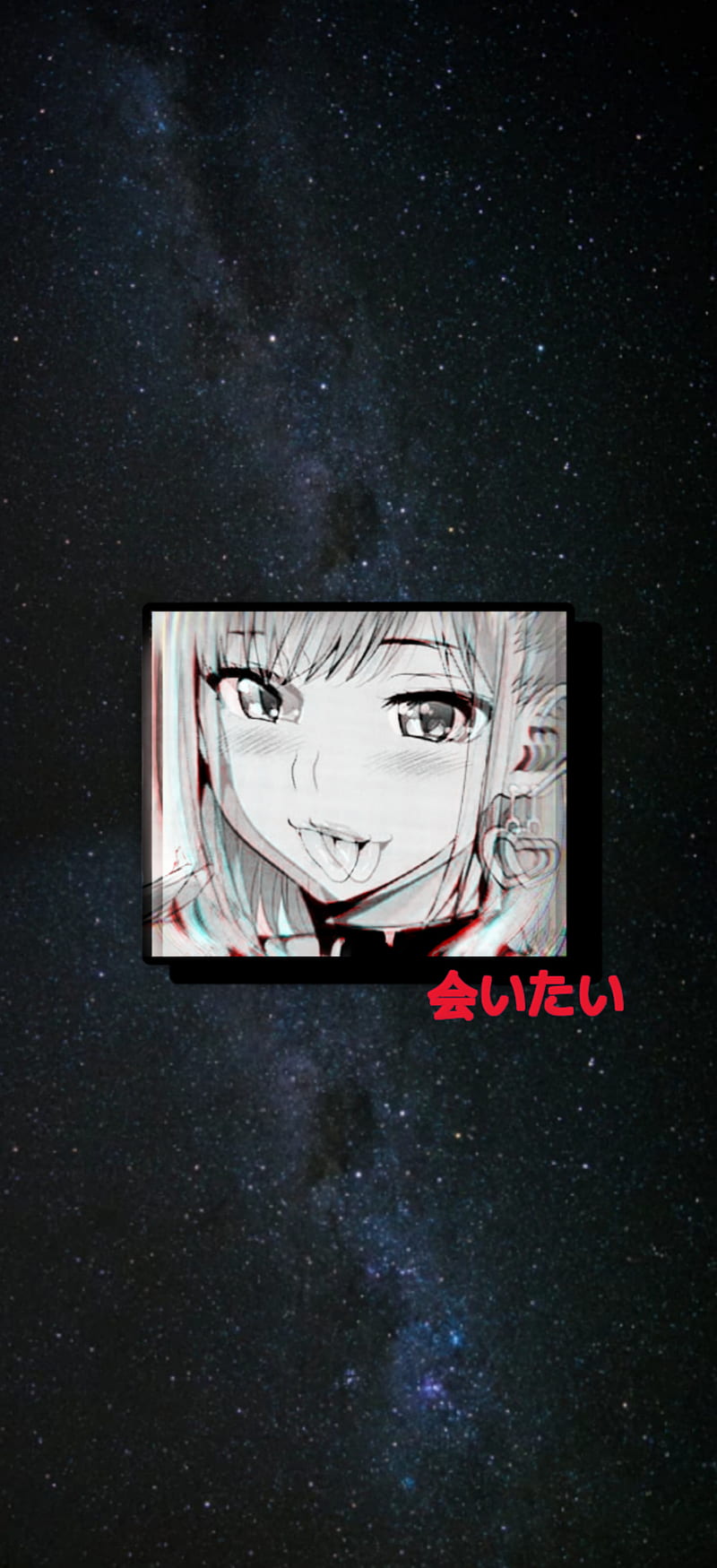 4 Anime Glitch Wallpapers for iPhone and Android by Jordan Chan