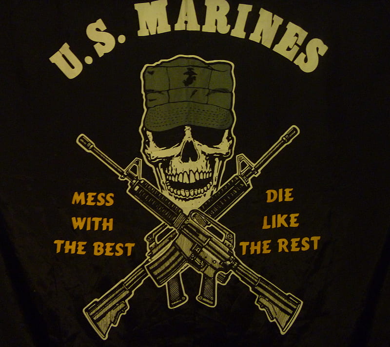 Us Marines, army, marine corps, rifle, united states, usa, guerra, HD wallpaper