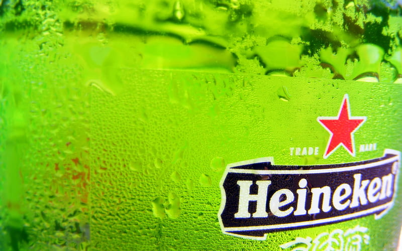 Heineken Beer, alcohol, heineken, drink, brands, beer, HD wallpaper