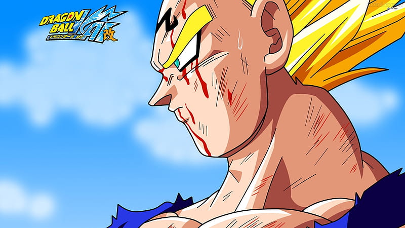 Goku vs. Majin Vegeta - Dragon ball z  Dragon ball gt, Goku desenho,  Dragon ball