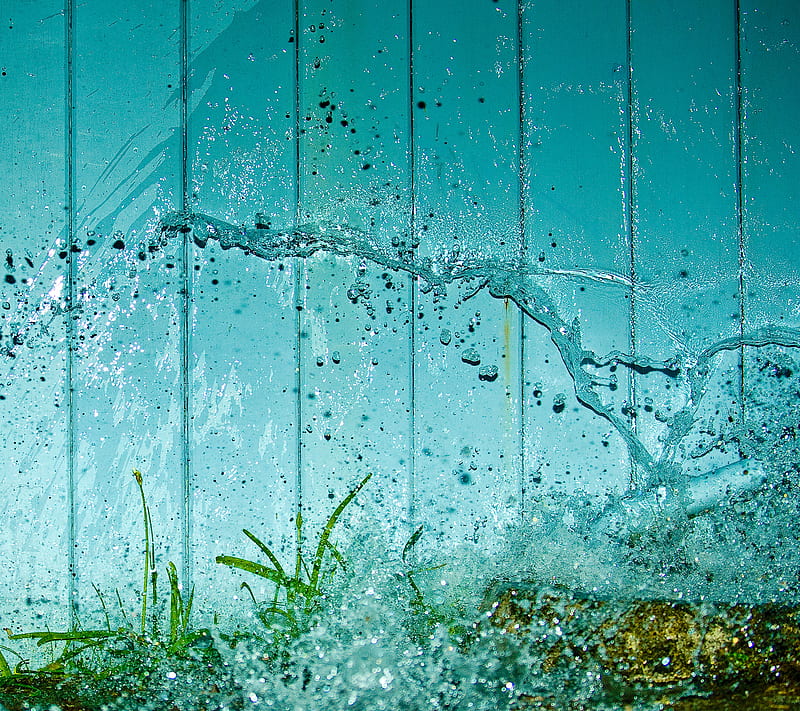 HTC One splash, sense, water, HD wallpaper