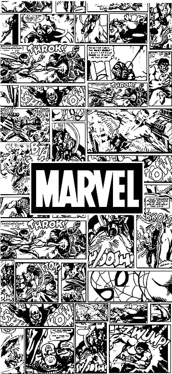 Marvel comic Amoled, captain america, dark ironman, spiderman, superheroes, thor, HD phone wallpaper