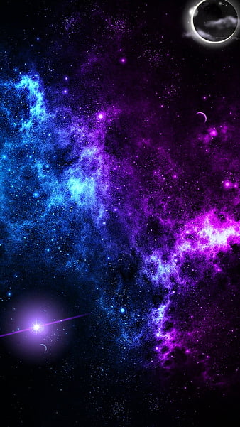 Purple Galaxy, space, nebula, nebulae, solar, space, star, stars ...