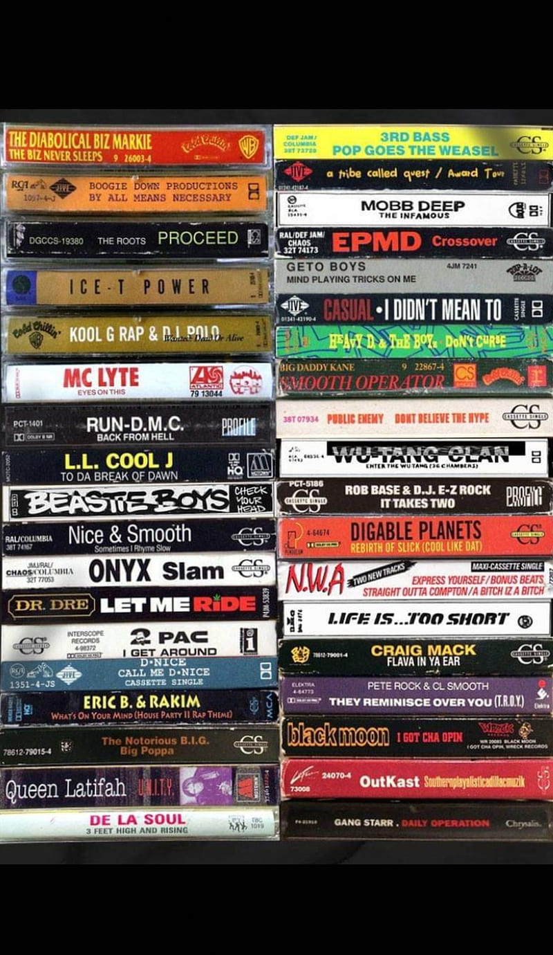 Old School Hip Hop, old school, hip hop, cassette, rap, funny, art, HD phone wallpaper