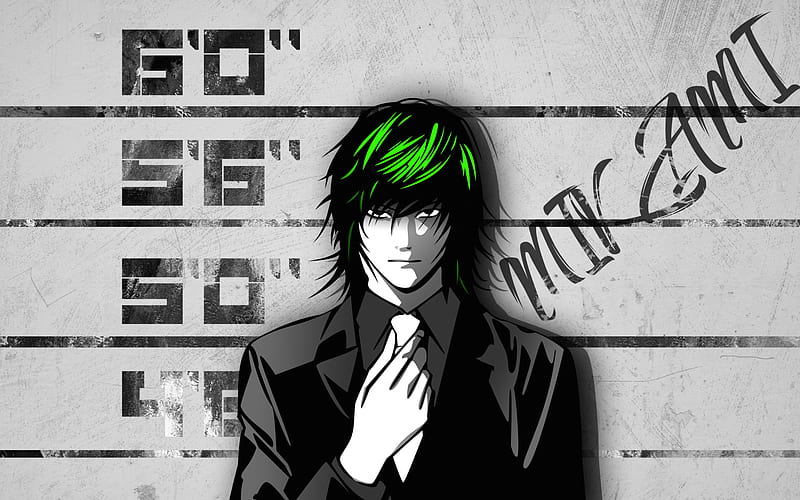 Teru Mikami, artwork, criminal prosecutor, manga, Death Note, Mikami Teru, HD wallpaper