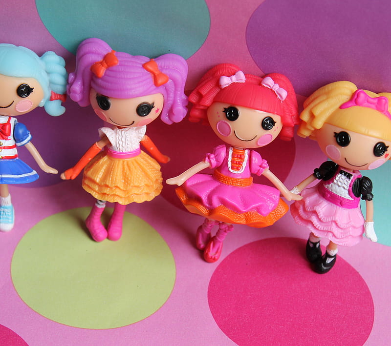 Dolls, girly, pink, toys, HD wallpaper