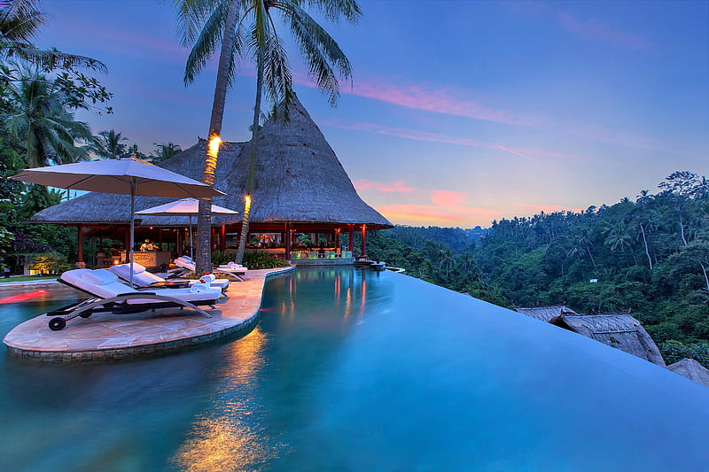 Bali, paradise, sunsets, heaven, nature, bonito, pool, blue, HD wallpaper |  Peakpx