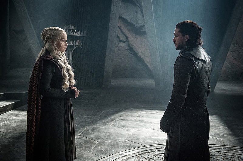 Jon Snow And Daenerys Targaryen, jon-snow, game-of-thrones-season-7, game-of-thrones, tv-shows, daenerys-targaryen, HD wallpaper