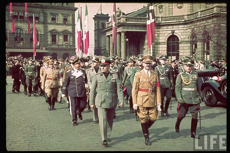 Mussolini's Reception In Munich, History, Dictators, Mussolini, Evil, World War Two, Munich, Hitler, HD wallpaper