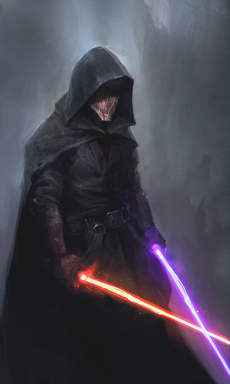 1440x2960 Darth Revan Star Wars With Lightsaber Samsung Galaxy Note 9,8,  S9,S8,S8+ QHD HD 4k Wallpapers, Images, Backgrounds, Photos and Pictures