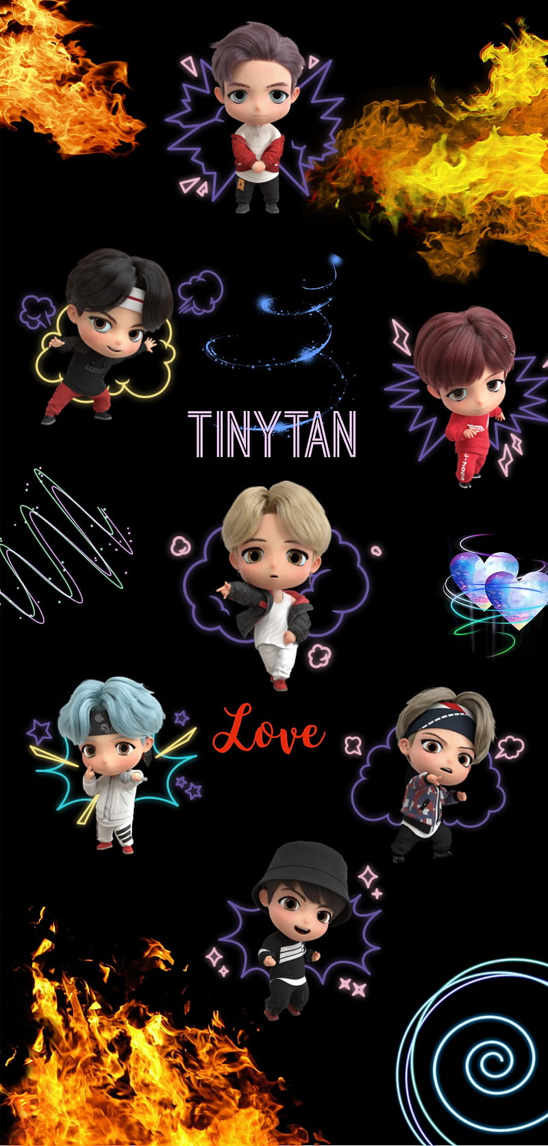BTS - TinyTan-MicDrop, Army, Mic Drop, Kpop, TinyTan, HD phone wallpaper