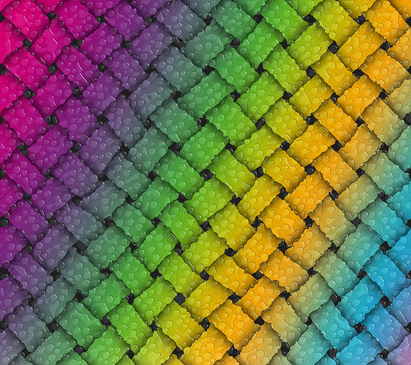 X Px P Free Download Color Weave Colorful Drops Mosaic Rainbow Twist HD