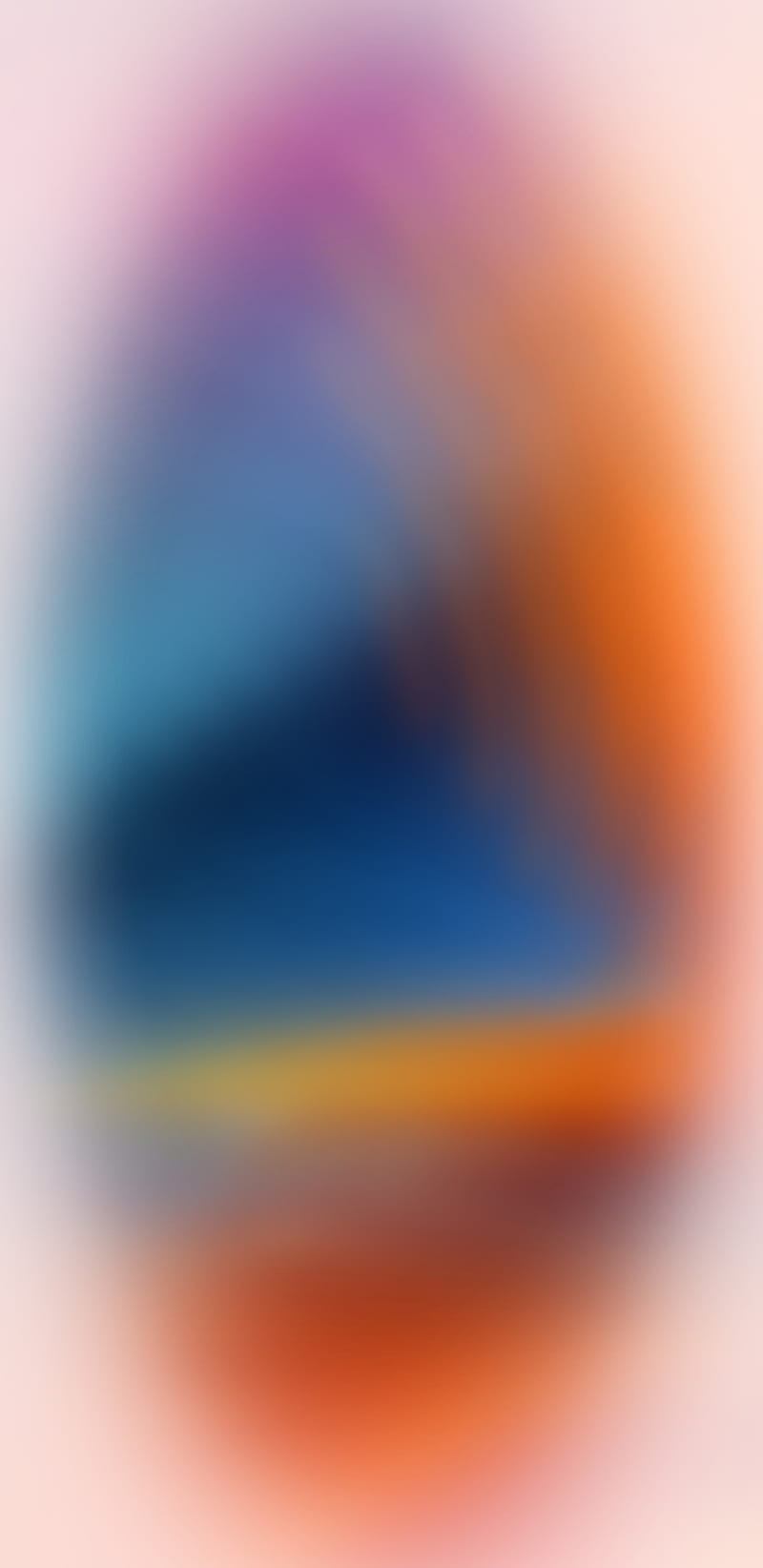 Mac OS blurred, blur, macos, orange, HD phone wallpaper