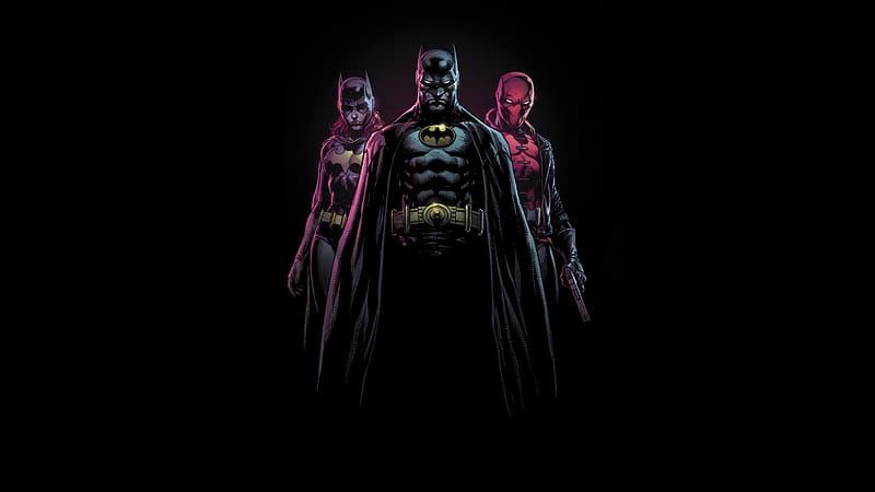 Bat-family, superhero, HD wallpaper