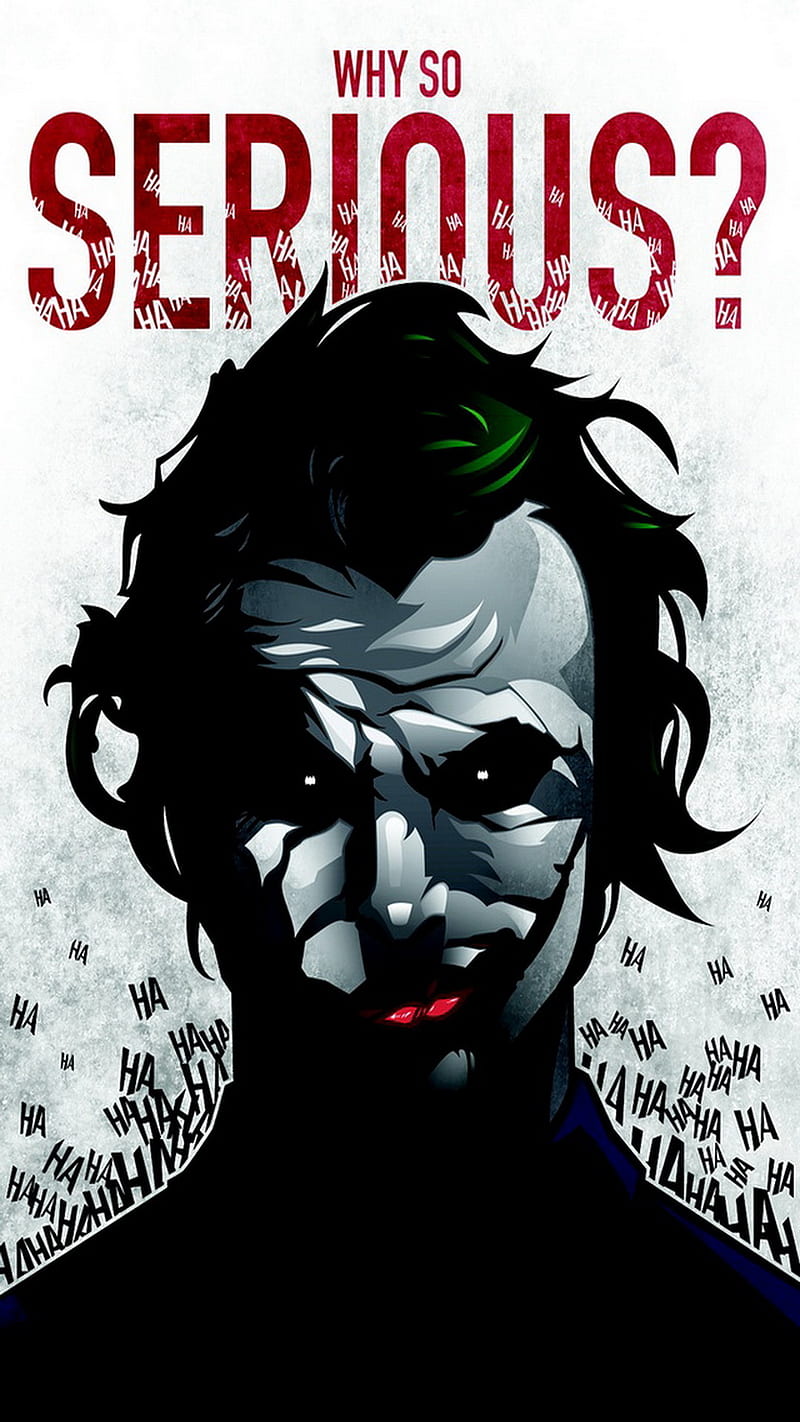 Joker, serious, the joker, why, HD phone wallpaper