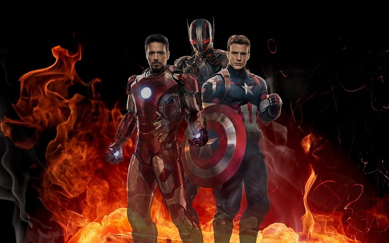 Iron Man Ultron And Captain America America Iron Man Ultron Captain Hd Wallpaper Peakpx