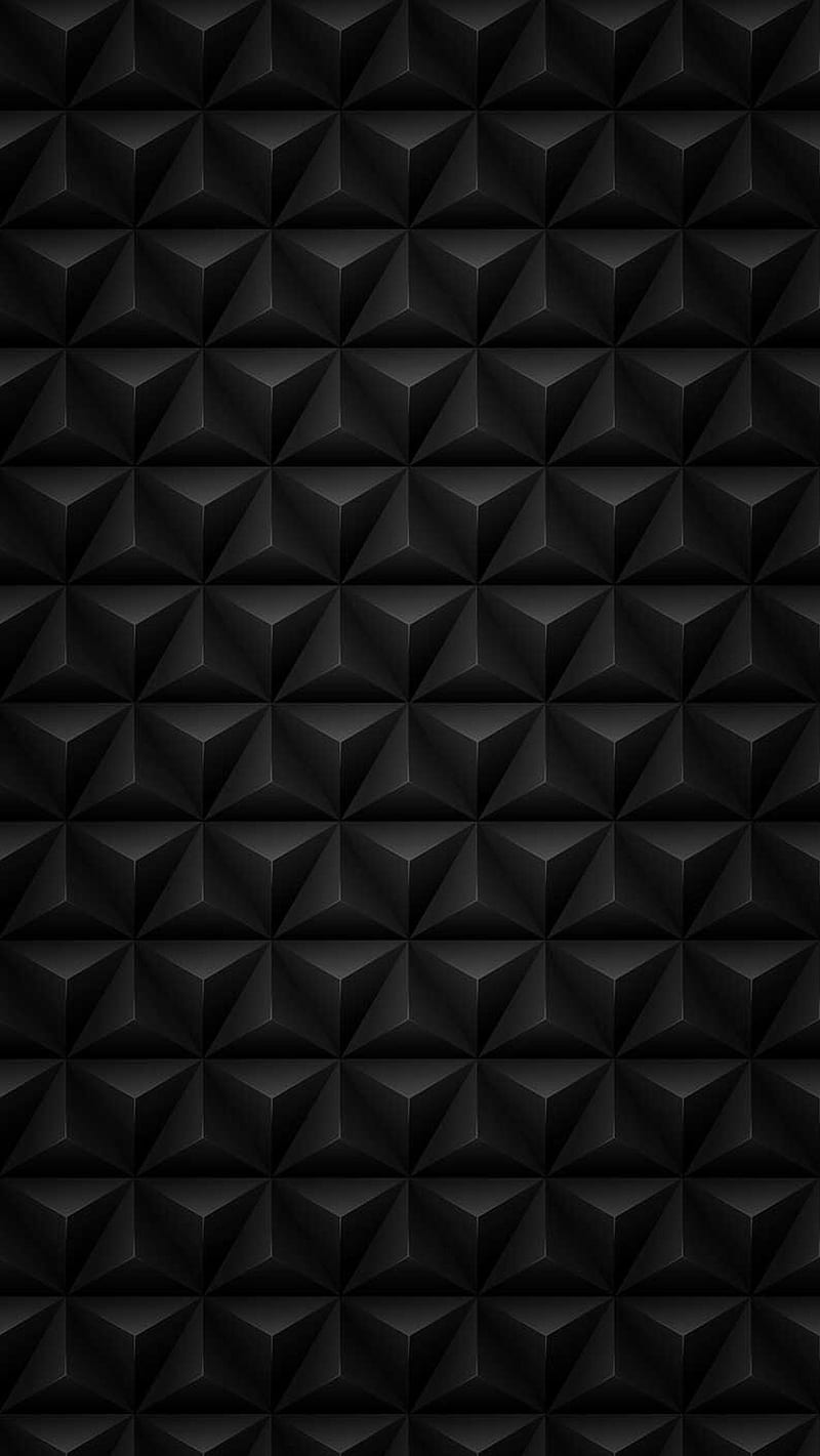 3D Black, HD phone wallpaper
