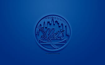 Download Shining New York Mets Logo Wallpaper