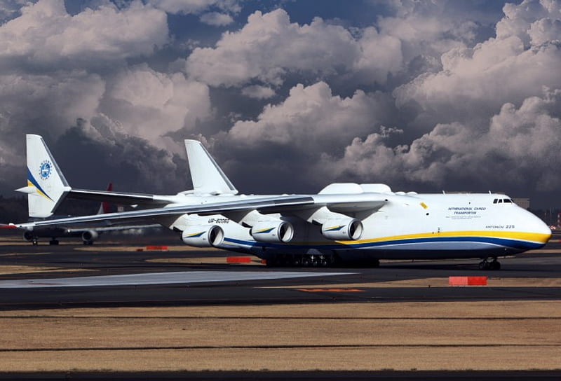 Antonov, plane, great, sky, HD wallpaper