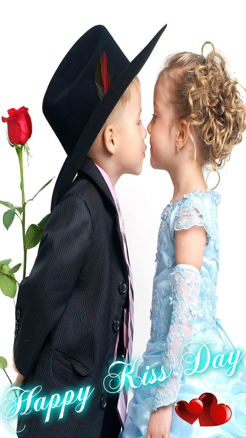 Cute kiss, for you, happy kiss day, happy valentine day, hug, kiss ...