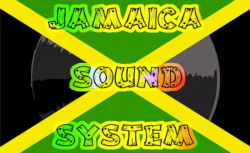 Jamaica Sound System, reggae, jamaica, music, HD wallpaper