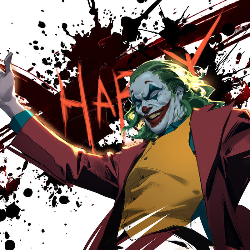 Coringa, batman, clown, dc comics, filme, joker, mad, movie, palhaco, HD phone wallpaper