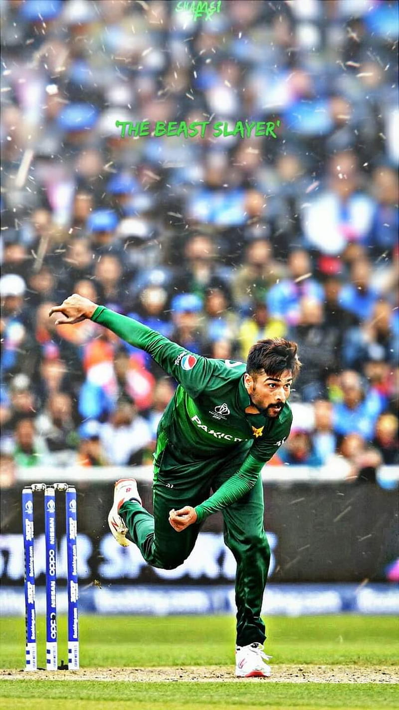 Muhammad Amir, cricket, pakistan, player, HD phone wallpaper