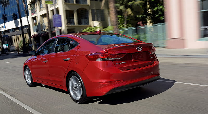 2017 Hyundai Elantra Sedan Limited - Rear, car, HD wallpaper | Peakpx