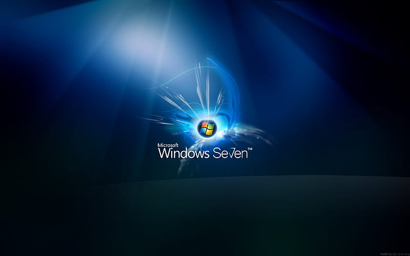 windows se7en glow, technology, windows7, HD wallpaper