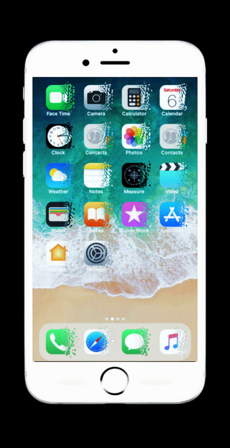 iPhone 6s Plus, apple, apps, r, home, menu, smartphone, HD phone wallpaper