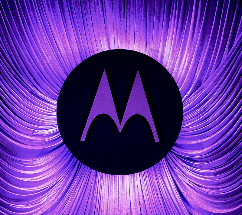 Motorola, cloth, curtain, logo, moto, tech, HD wallpaper