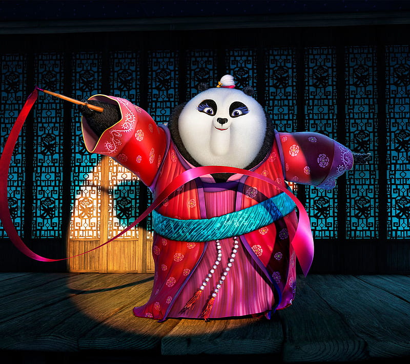Kungu Fu Panda 3, woman panda, HD wallpaper
