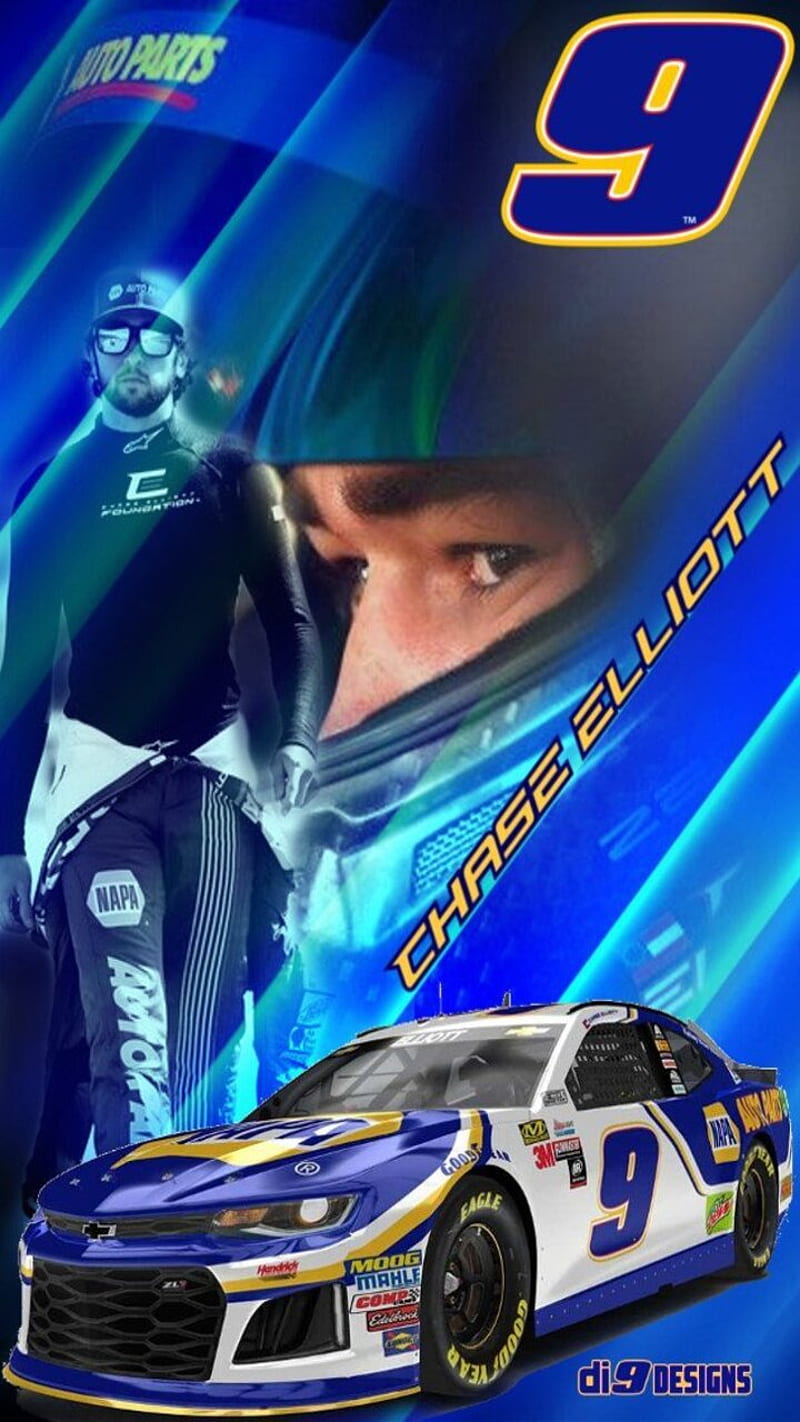 Chase Elliott , car, nascar, racing, HD phone wallpaper