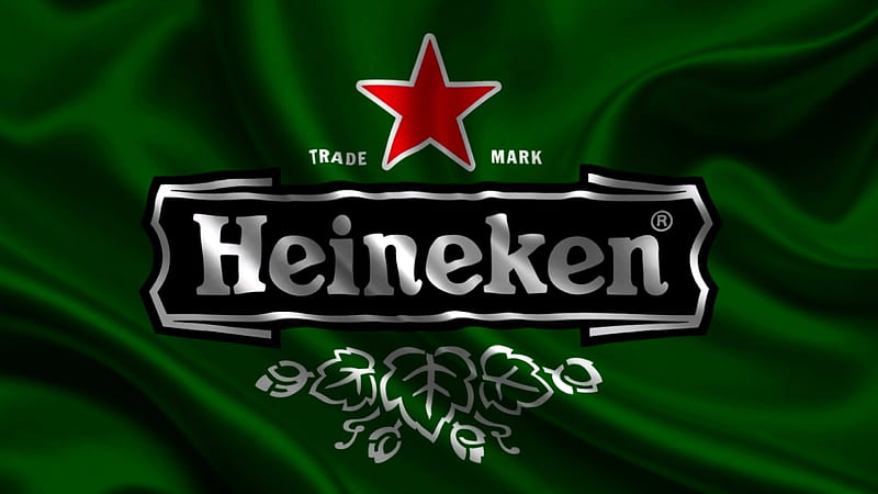 Beer, logo, heineken, green, star, HD wallpaper