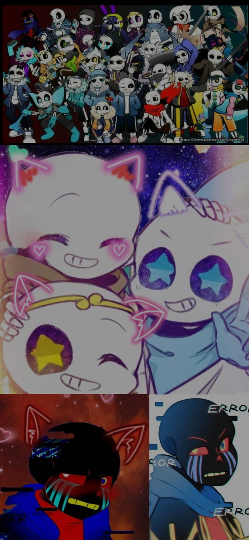 All sans AU  Undertale au, Undertale, Undertale cute